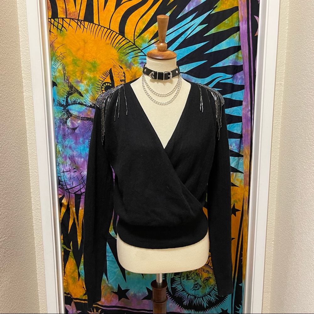 🌈 Lovely Vintage Angora Wool blouse - Picture 2 of 13